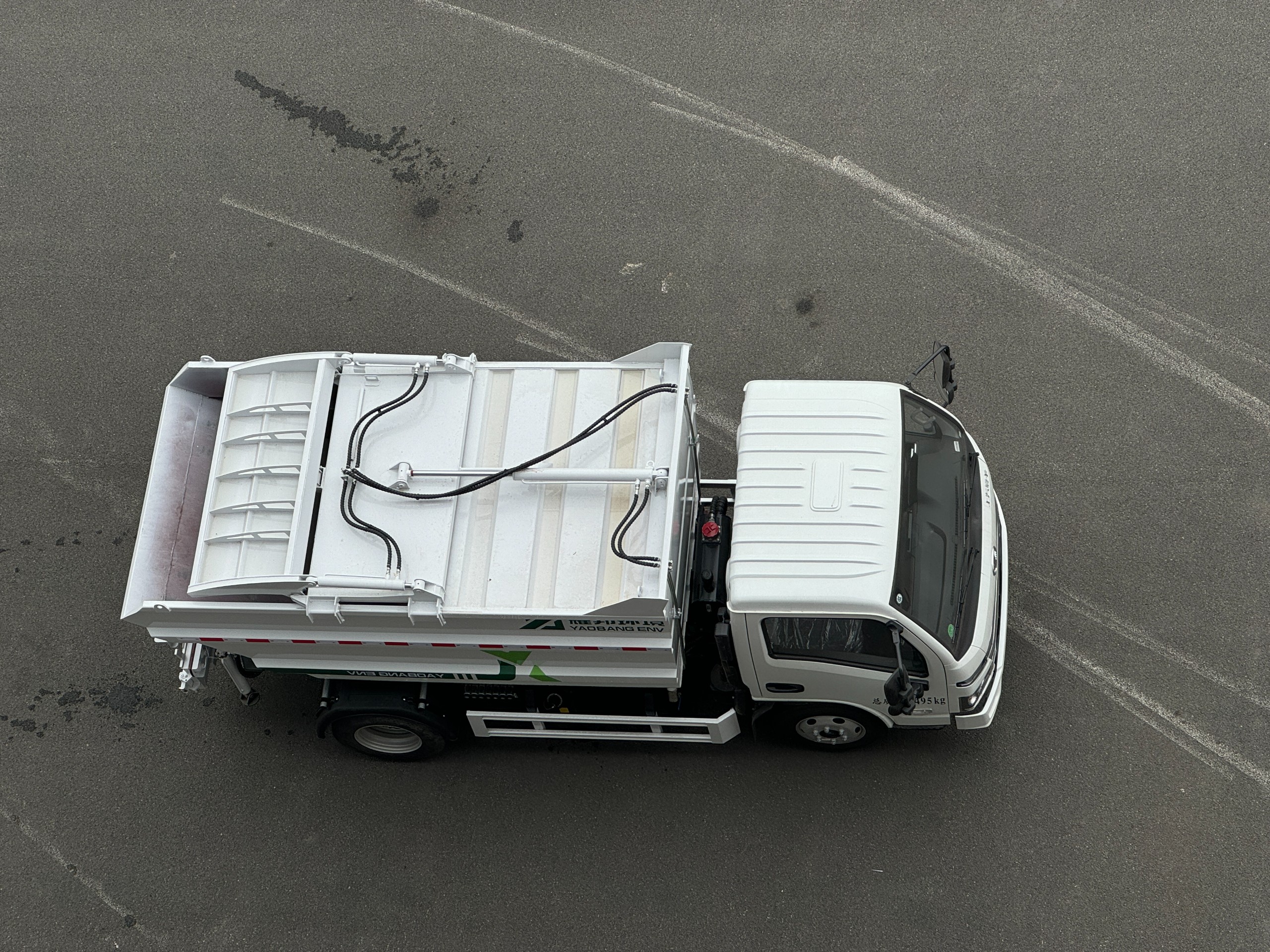 Hydraulic Lifter Garbage truck